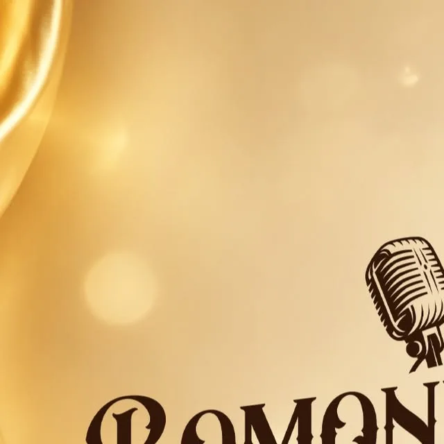 Bomond Girne live music poster: gold background with a vintage microphone and the Bomond logo