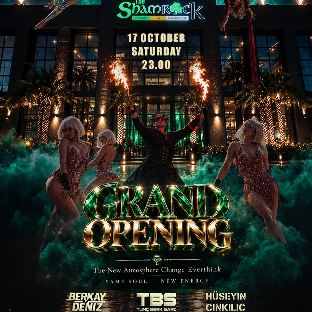 Shamrock Live Grand Opening poster
