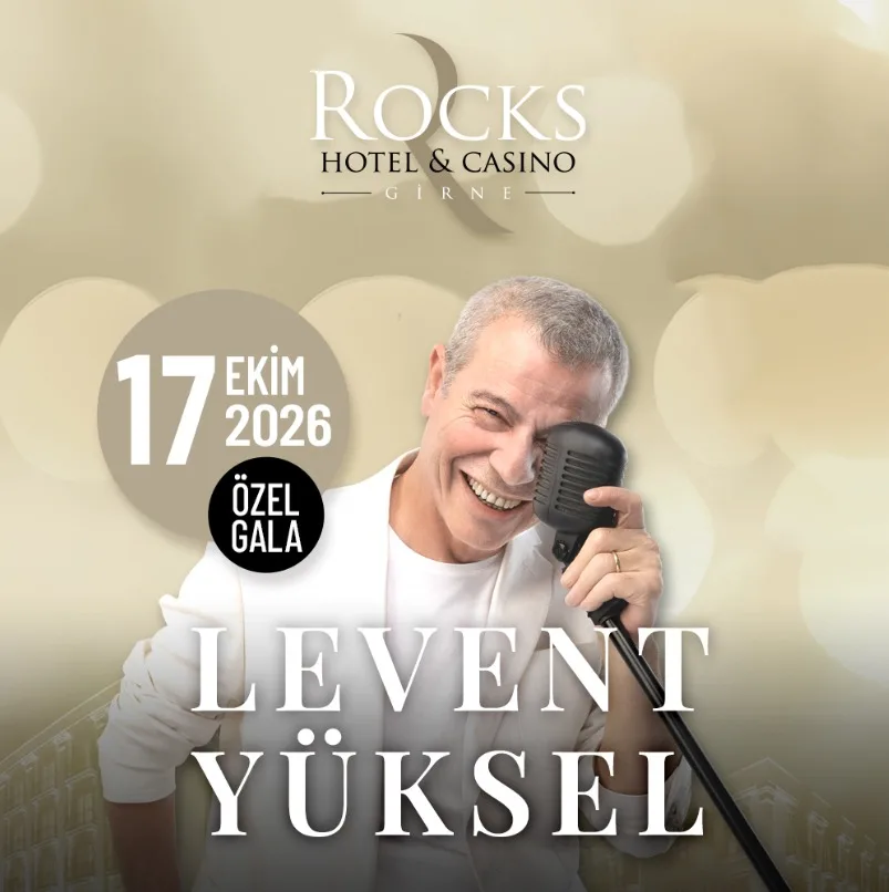 Levent Yüksel × Rocks Hotel concert poster