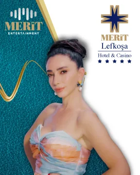 Öykü Gürman concert poster for Merit Lefkoşa Hotel & Casino.