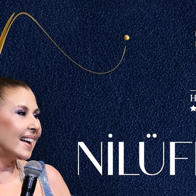 Nilüfer concert poster for Merit Park Hotel