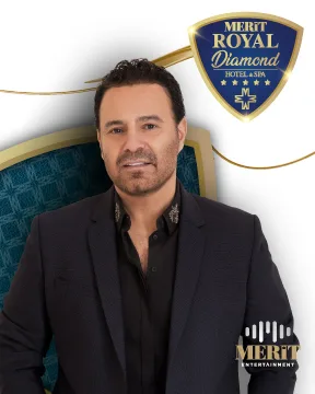 Assi Hallani concert poster for Merit Royal Diamond Hotel