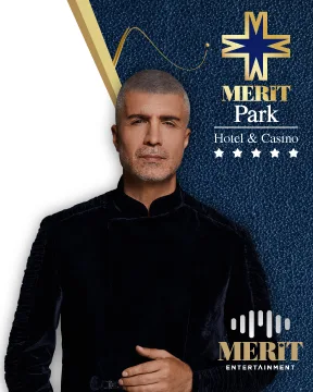 Özcan Deniz concert poster for Merit Park Hotel
