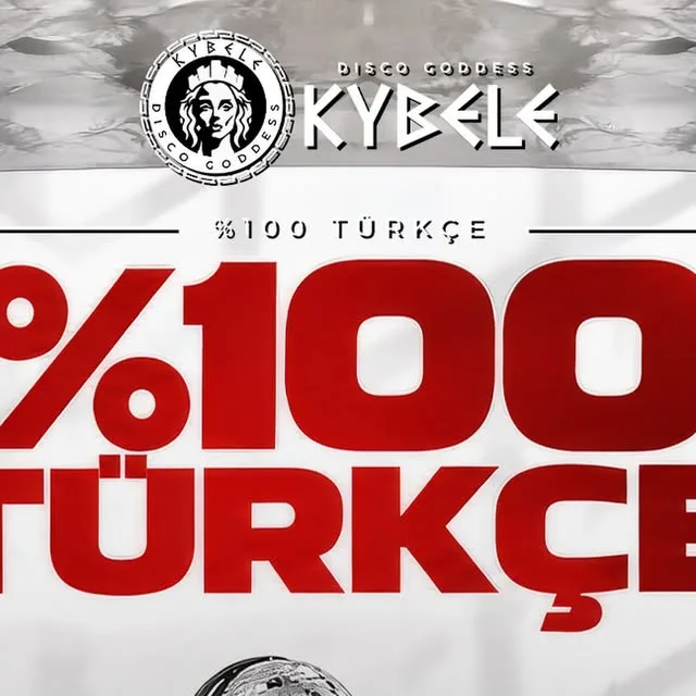 100% Türkçe night poster at Kybele
