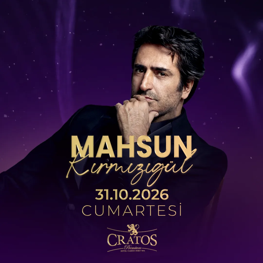 پوستر Cratos Premium: Mahsun Kırmızıgül، شنبه ۳۱ اکتبر ۲۰۲۶