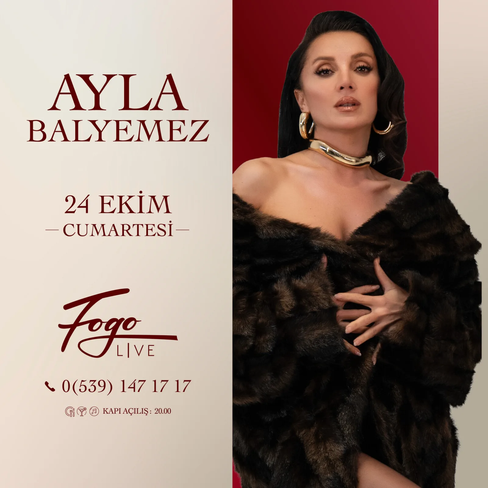 Fogo Live sahnesinde Alya Balyemez